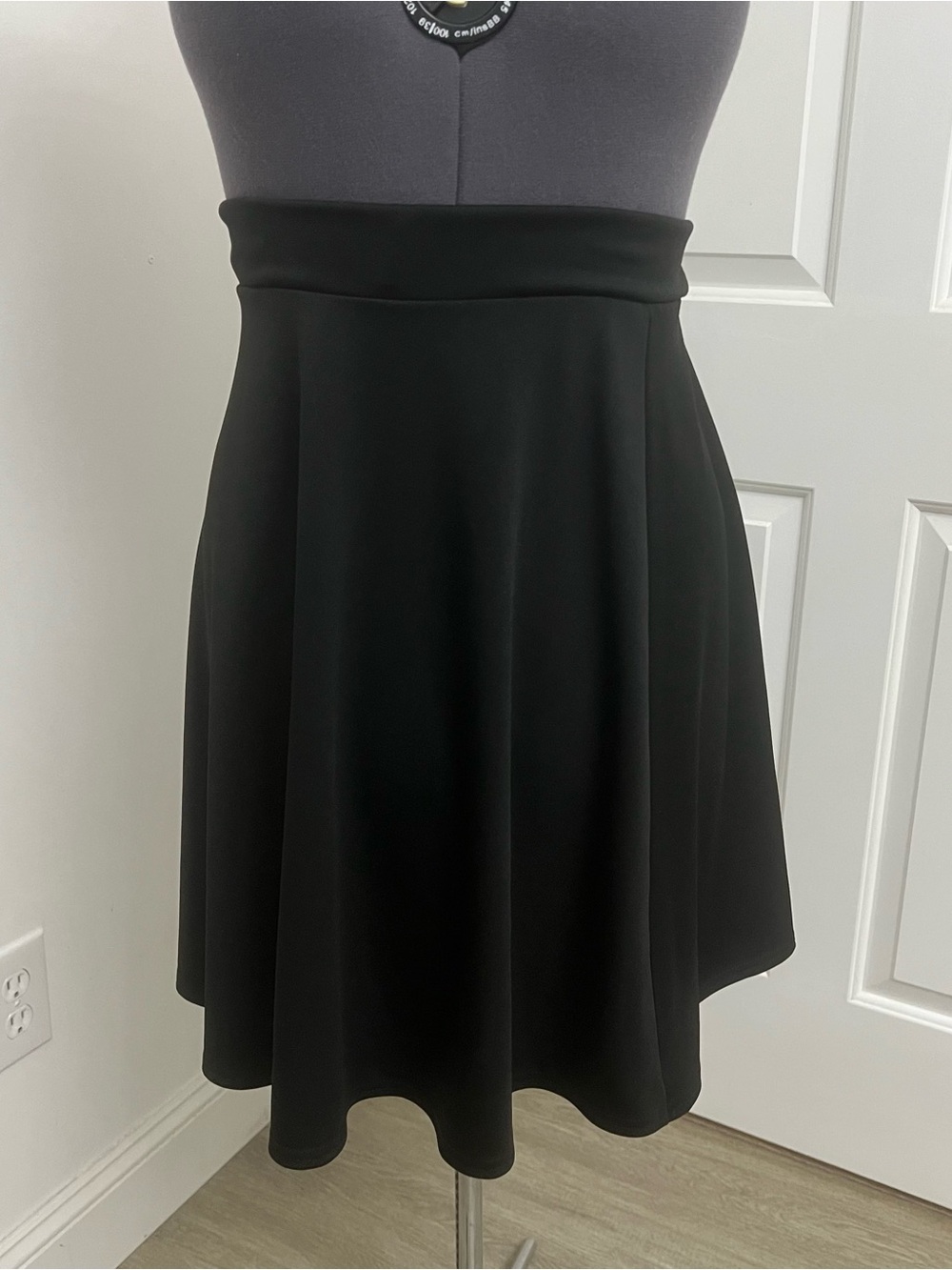 Classic Black A-Line Skirt